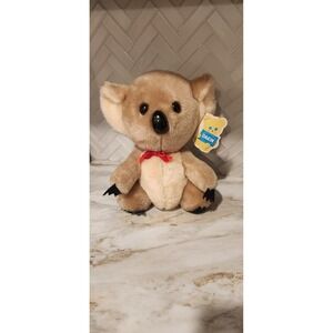 Vintage 1976 R. Dakin Tan/Cream Koala Bear Stuffed Animal W/Tag